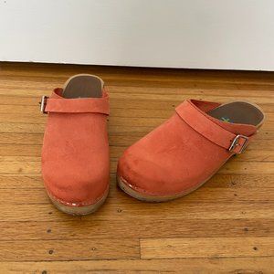 Coral Suede MIA Alma Clogs